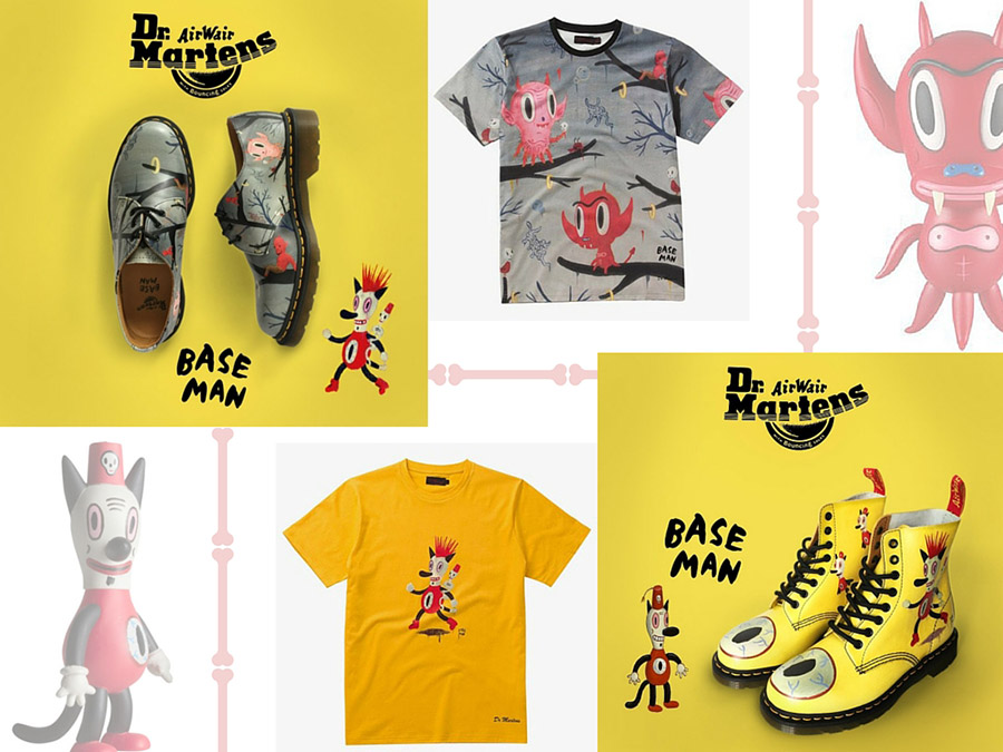 Shoe Inspiration – The wonderland world of Gary Baseman X Dr. Martens shoes